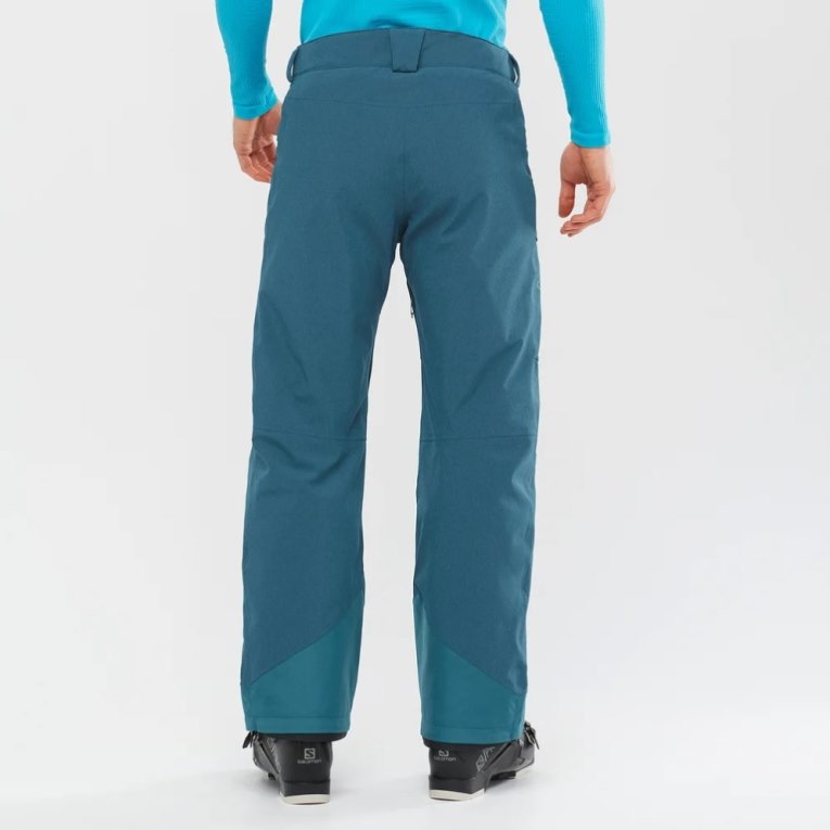 Turquoise Salomon Untracked Men's Ski Pants | PH 18260V